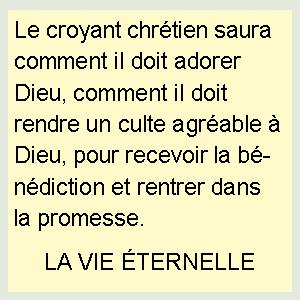 LA VIE ETERNELLE